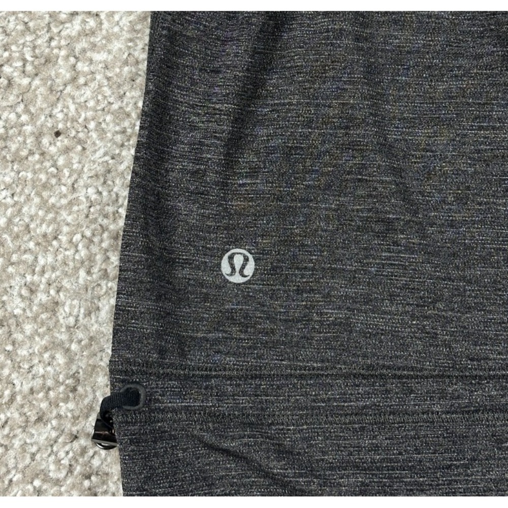 Lululemon Rest Less Tank Top Womens 6 Gray Drawcord Cinch Waist Shelf Bra - Picture 8 of 8